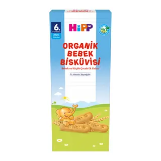 Organik Bebek Bisküvisi 180 Gr