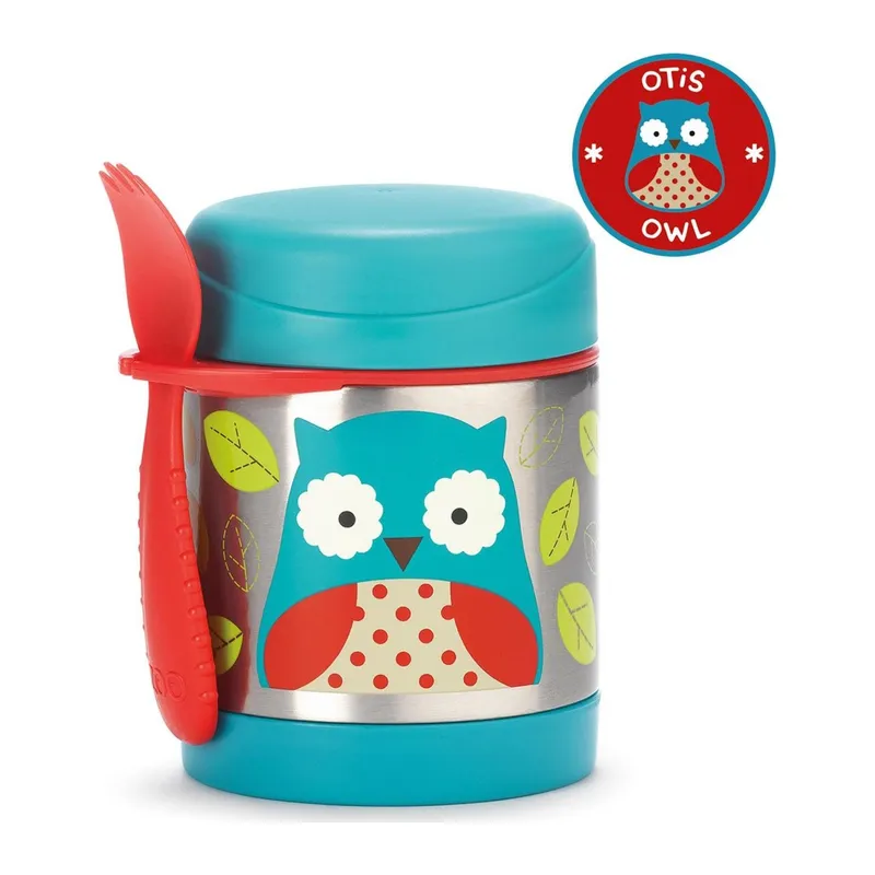 Zoo Paslanmaz Çelik Termos 325 ml Baykuş