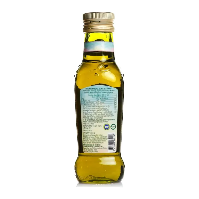 Kristal Organik Natural Sızma Zeytinyağı 250 ml