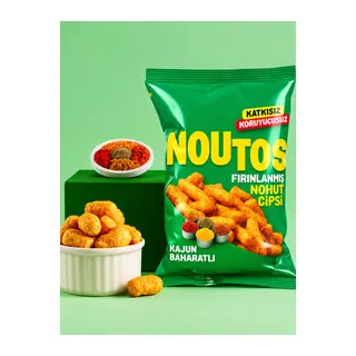 Fırın Nohut Cipsi 55 Gr Kajun Baharatlı