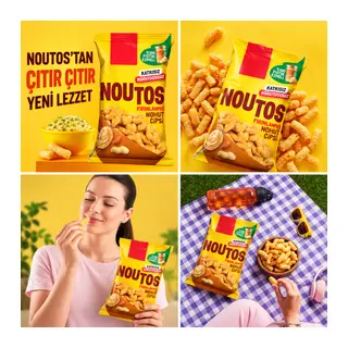 Fırın Nohut Cipsi 55 Gr Fıstık