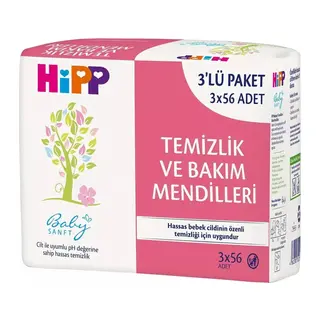 Temizlik ve Bakım Mendili 3'Lü 168 Yaprak