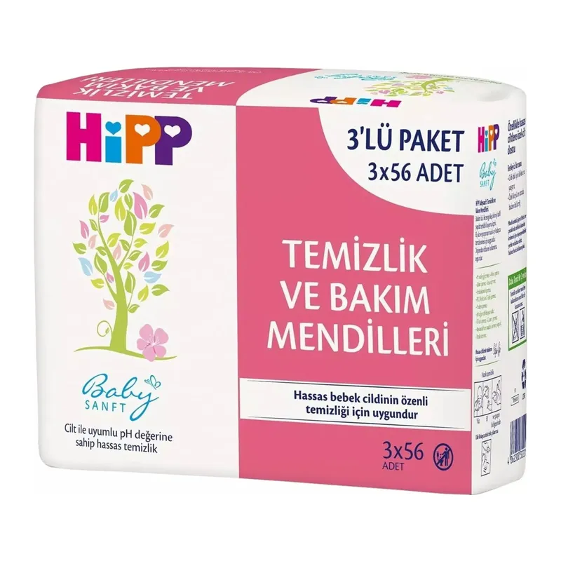 Temizlik ve Bakım Mendili 3'Lü 168 Yaprak