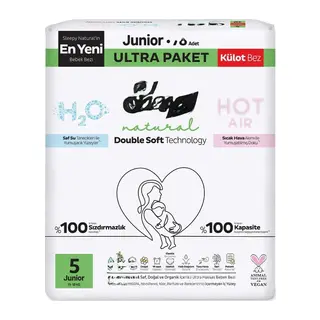Natural Double Soft Külot Bez Ultra Paket 5 Beden 78 Adet