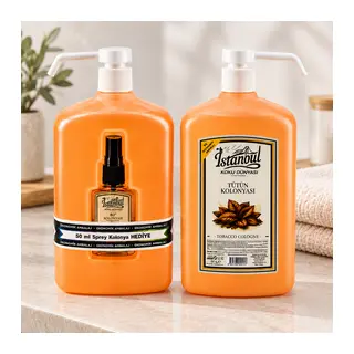 Tütün Kokulu Pompalı Sprey Kolonya 900ML