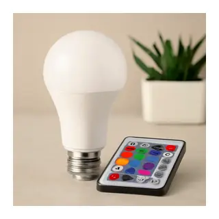 Kumandalı RGB E27 LED Ampul 9W - 700 lm, 15000 Saat
