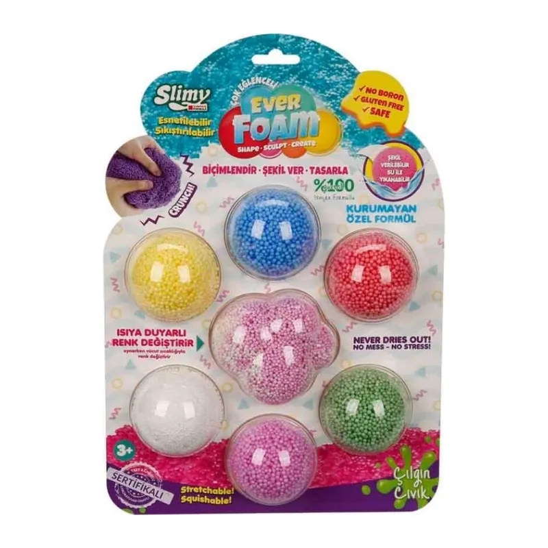 Slimy Ever Foam 7 Renkli Slime