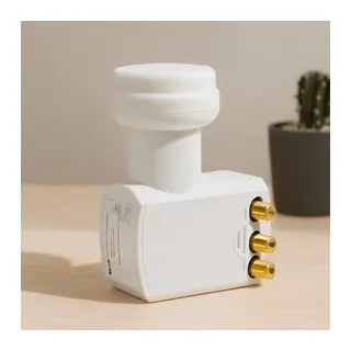 Uydu LNB Quad (4 Çıkış) 0.1dB 4K Ultra HD Universal