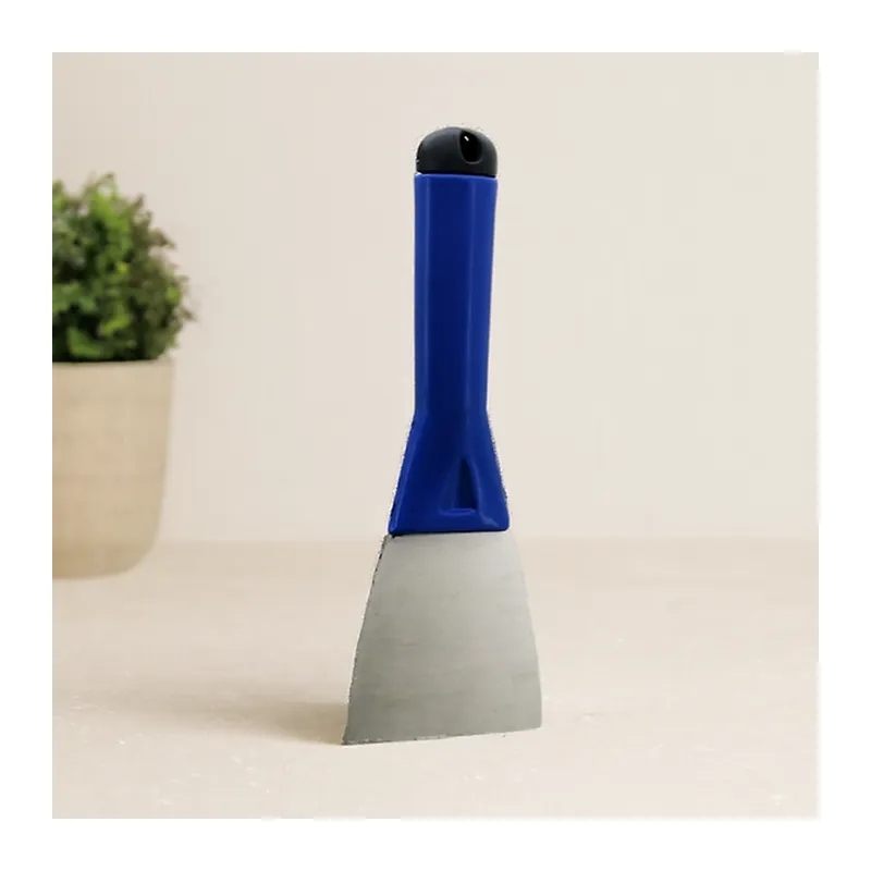 80 mm Metal Kazıma Spatulası (Plastik Saplı, Kapaklı)