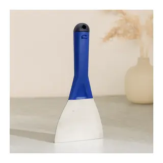 Metal Kazıma Spatulası 100 mm Kapaklı Plastik Saplı (No:10)