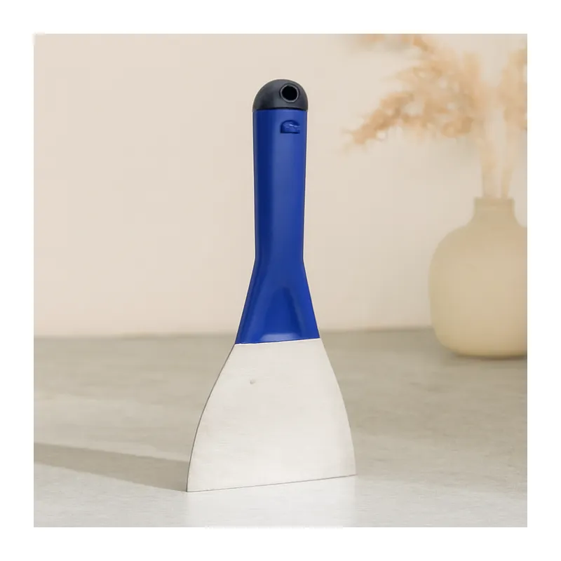 Metal Kazıma Spatulası 100 mm Kapaklı Plastik Saplı (No:10)