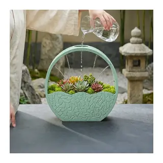 3D Baskı Self-Watering Planter - Kendi Kendini Sulayan Saksı-Mint