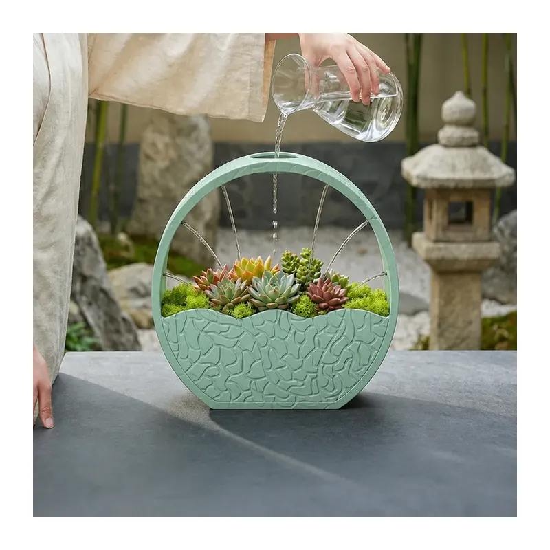 3D Baskı Self-Watering Planter - Kendi Kendini Sulayan Saksı-Mint