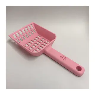 3D Baskı Kedi Kumu Küreği - Geniş Hazneli Eleme Küreği-Pembe