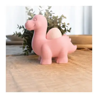3D Baskı Dinozor Yumurtalık - Sevimli Eggosaurus Yumurta Tutucu-Pembe