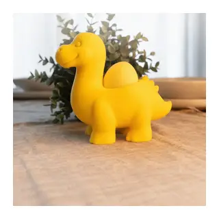 3D Baskı Dinozor Yumurtalık - Sevimli Eggosaurus Yumurta Tutucu-Sarı