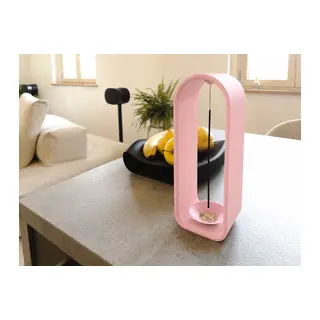 3D Baskı The Shrine Tütsülük - Modern Kemer Formlu Tütsü Tutucu-Pembe