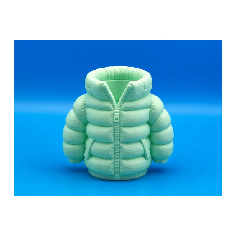 3D Baskı Şişme Mont Kalemlik - Masaüstü Organizer-Mint