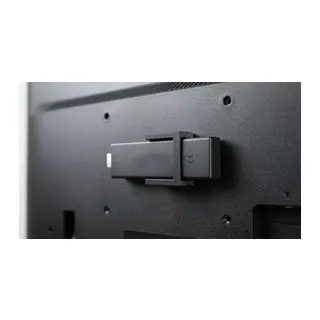 3D Baskı HDMI Medya Çubuğu Tv Arkası Montaj Aparatı Gerilim Azaltıcı Yapıştırmalı Tutucu Siyah