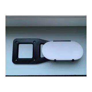 3D Baskı TV Arkası 75x75 VESA Deliğine Monte Medya Oynatıcı Tutucu Braket Kolay Montaj Siyah