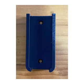 3D Baskı Duvara Monte Medya Kutusu ve Kumanda Tutucu Kablo Düzenleyici Set Altı Kutu Askısı Mavi