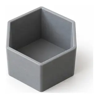 3D Baskı Modüler Petek Çekmece Organizeri Altıgen Bölmeli Çekmece İçi Düzenleyici Çorap ve Küçük Eşya Gri