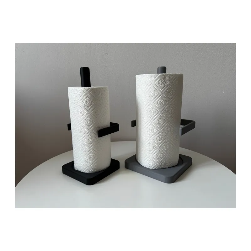 3D Baskı Minimalist Kağıt Havlu Standı Tezgah Üstü Havluluk Mutfak Aksesuarı