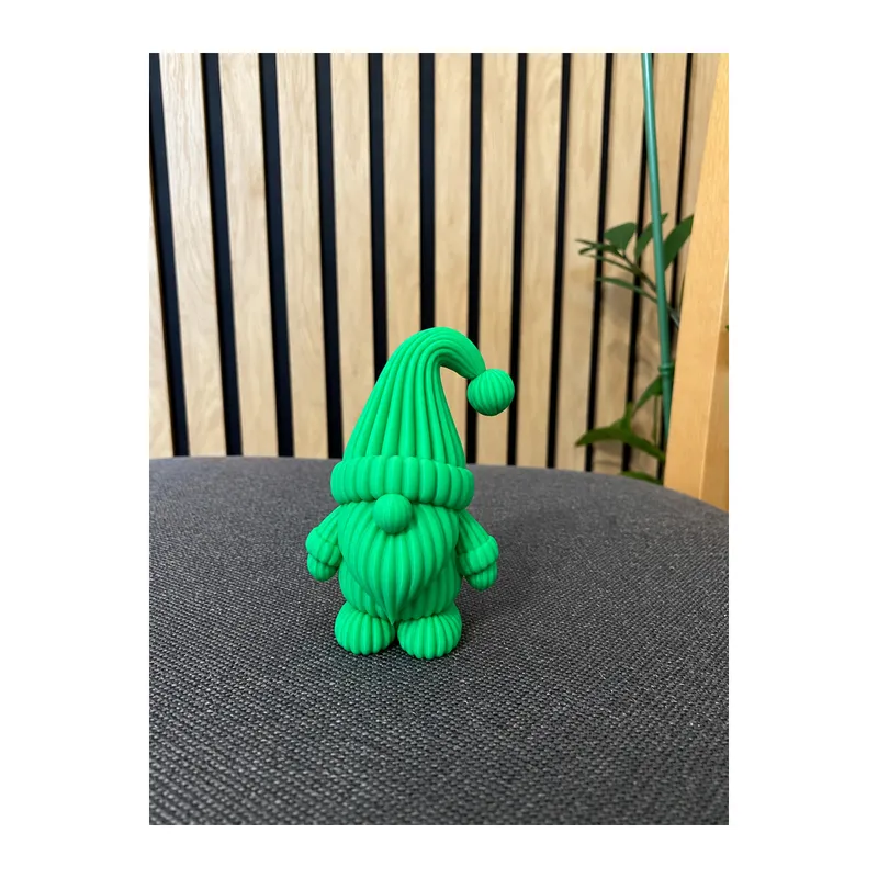 3D Baskı 4'lü Modern Organik Noel Figür Koleksiyonu Yılbaşı Dekoratif Set