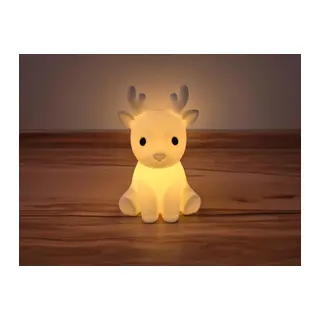 3D Baskı Sevimli Ren Geyiği Tealight Mumluk Yılbaşı Dekoratif Mum Tutucu