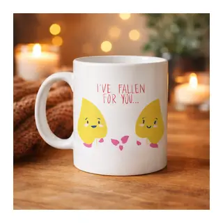 Model 29 – I’ve Fallen For You Yazılı Sevimli Aşk Temalı Porselen Kupa