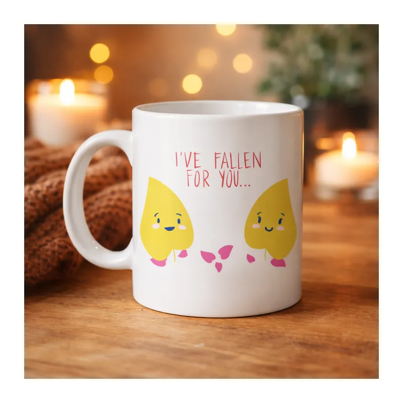 Model 29 – I’ve Fallen For You Yazılı Sevimli Aşk Temalı Porselen Kupa