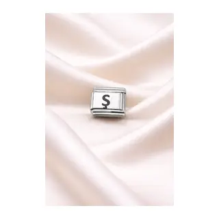 Ş Harfli Charm | Paslanmaz Çelik Harf Charm | Kişiye Özel Bileklik Aksesuarı
