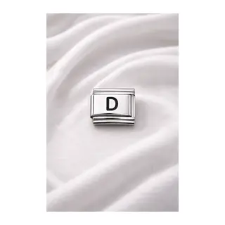 D Harfi Charm – Çelik Harfli Bileklik Aksesuarı,Kişiye Özel Modüler Takı