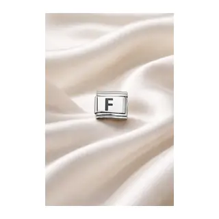 F Harf Charm, Çelik Bileklik Aksesuarı, Kişiye Özel Harf Modülü, Şık & Minimal