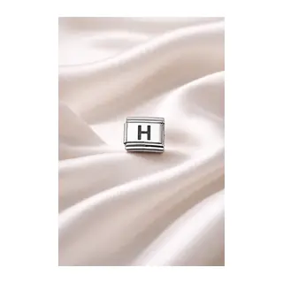 H Harf Charm, Çelik Bileklik Aksesuarı, Kişiye Özel Harf Modülü, Minimal & Şık Tasarım