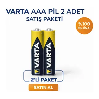 Marka AAA İnce Kalem Pil 1.5V Super Heavy Duty R03 Çinko Karbon 2li 1 Paket