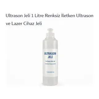 Ultrason Jeli 1 Litre Renksiz İletken Ultrason ve Lazer Cihaz Jeli 1 ADET