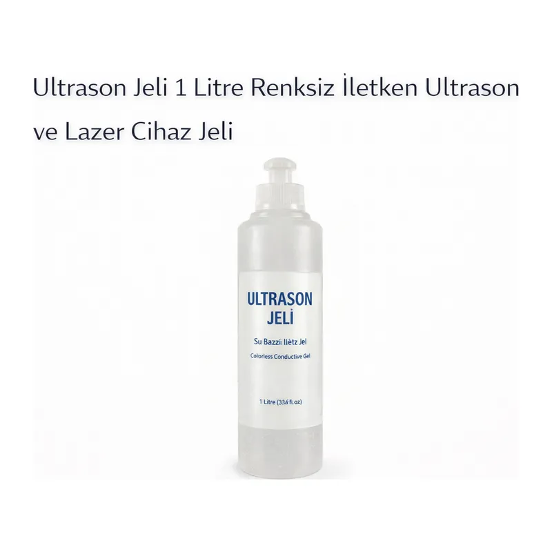 Ultrason Jeli 1 Litre Renksiz İletken Ultrason ve Lazer Cihaz Jeli 1 ADET