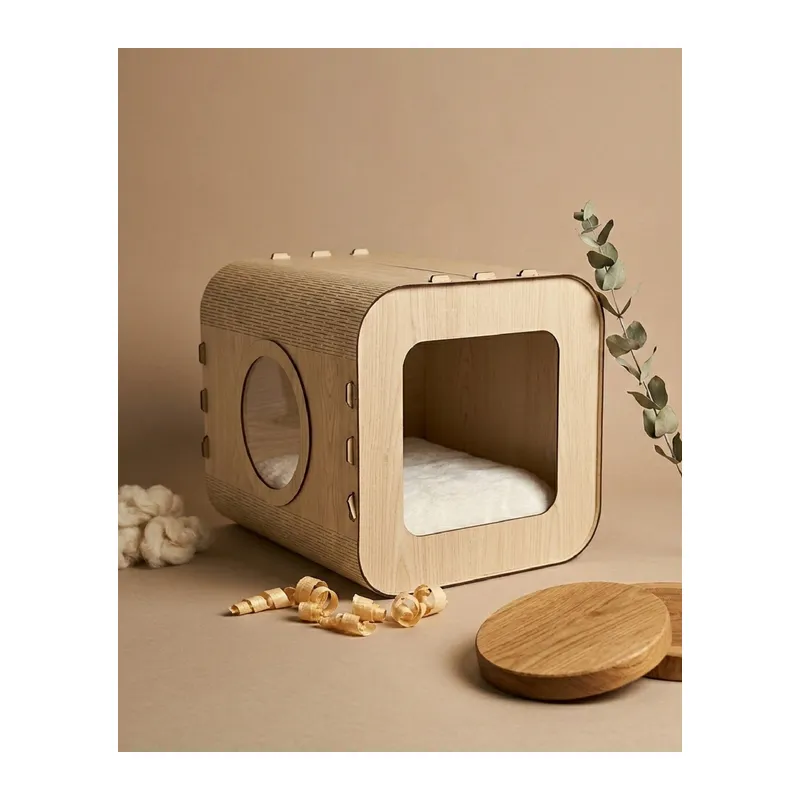 Özel Tasarım Luna MDF Kedi Evi