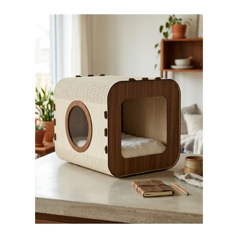 Özel Tasarım Vista MDF Kedi Evi