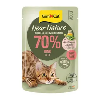 Near Nature Ezme Sığır Etli Pouch Yetişkin Kedi Konservesi 85 Gr