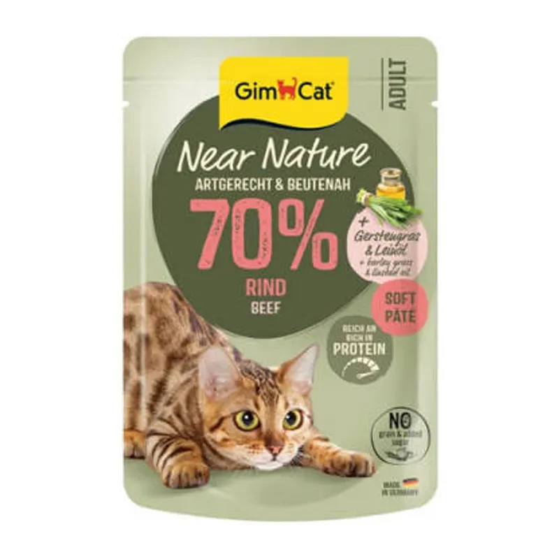 Near Nature Ezme Sığır Etli Pouch Yetişkin Kedi Konservesi 85 Gr