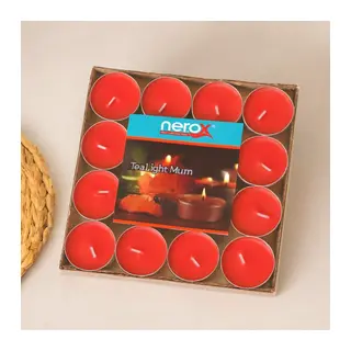 Tealight Yuvarlak Mum 32'li Mix