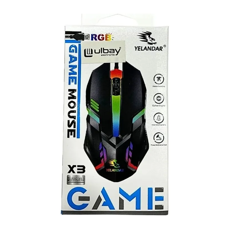 RGB Kutulu Oyuncu Mouse