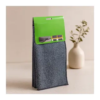 Çift Taraflı Mikrofiber & Tel Bez 4'lü (30x30 cm) - Zor Kir İçin
