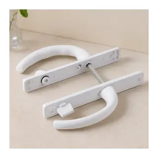 PVC Kilitli Banyo/WC Kapı Kolu Beyaz