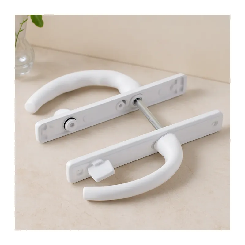 PVC Kilitli Banyo/WC Kapı Kolu Beyaz