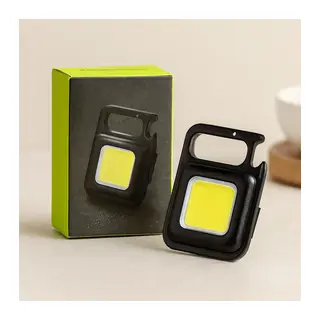 COB Anahtarlık Feneri USB Şarjlı 3in1 (Mıknatıslı, Kapak Açacak)