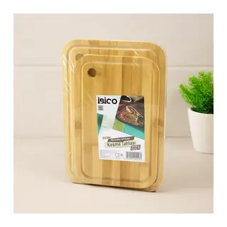 Bambu Kesme Tahtası 2'li Set - 18x28 & 22x32 cm
