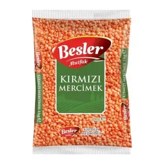 BESLER KIRMIZI MERCİMEK 1 KG